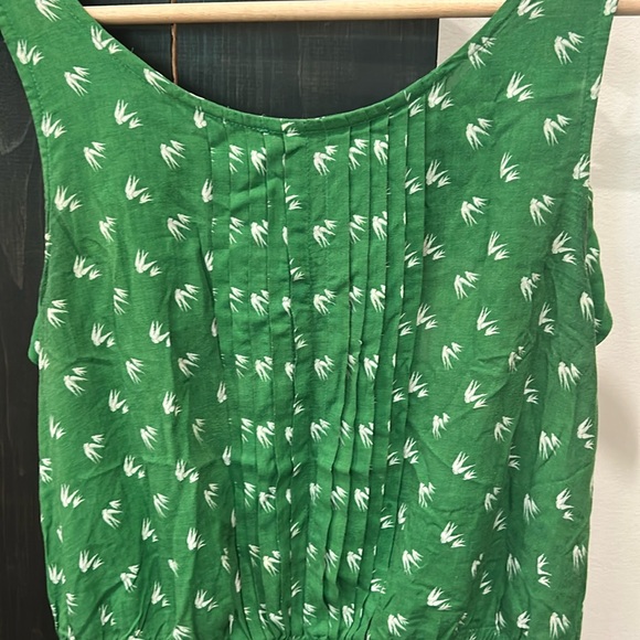 Anthropologie Chic Green Blouse - Picture 2 of 8